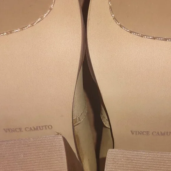 Vince Camuto Tan Ankle Booties - Picture 6 of 9